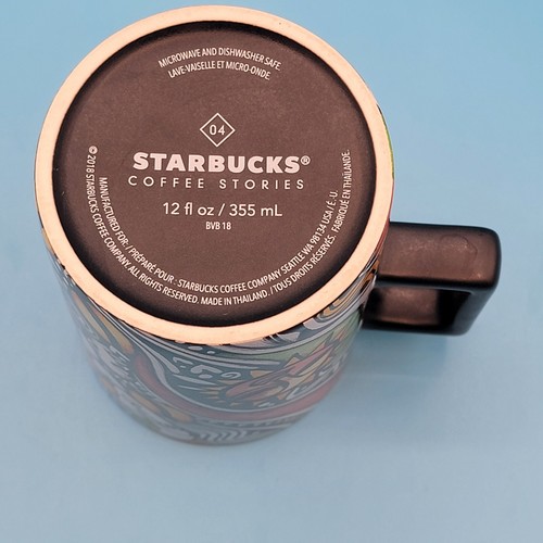 Starbucks Limited Edition Laolu Senbanjo 2018 Coffee Stories Becher Tasse 12 oz - Bild 7 von 9
