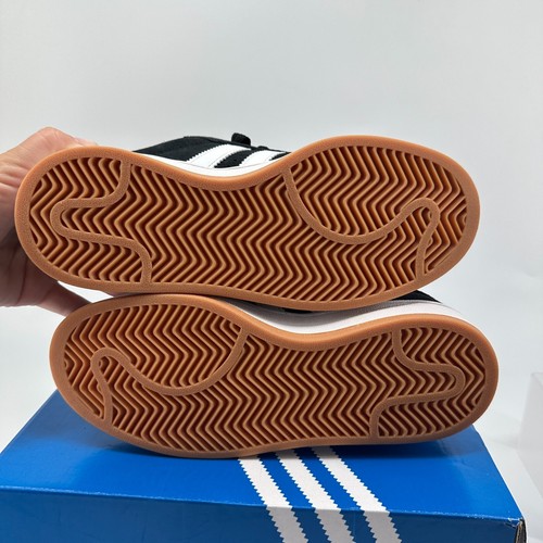 Adidas Campus 00s HQ6638 scarpe sneakers nere ragazzo camoscio corsa stringate - Foto 3 di 7