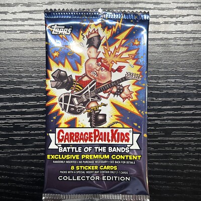 2017 Garbage Pail Kids Battle Of The Bands Collector Edition Wrapper NO CARDS!