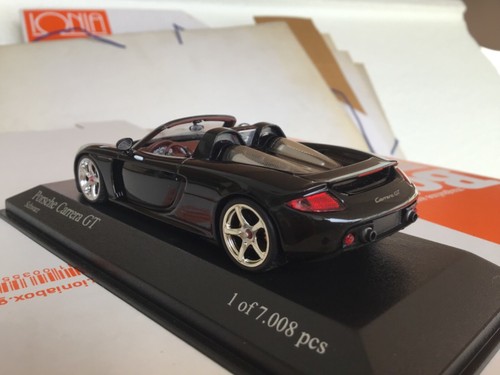 1/43  MINICHAMPS  PORSCHE carrera GT, 2003,coupe,  black ,  rare, mint, ++  ! - Picture 7 of 16