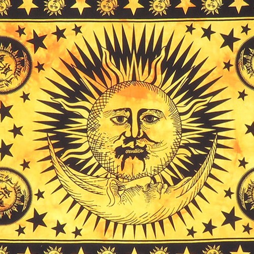 Indisches Mandala Wandhängend Handarbeit Wandposter Dekorativ Zuhause Baumwolle Wandteppich - Bild 153 von 228