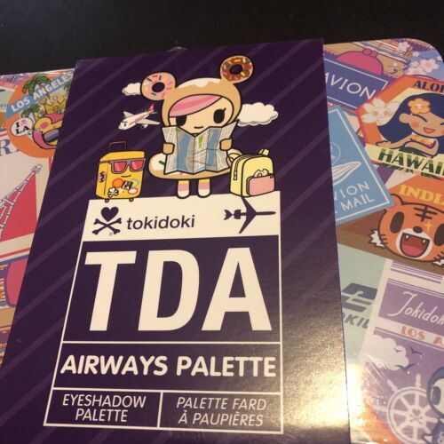 TOKIDOKI Sephora TDA Airways Eyeshadow Palette Metal Case 8 Color NEW & Sealed - Picture 4 of 7
