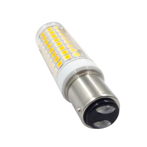 2 Stück Ba15d B15D Bajonett Led Birne 102Led warmes Weiß 7W 220V Keramiklampe H - Bild 4 von 4