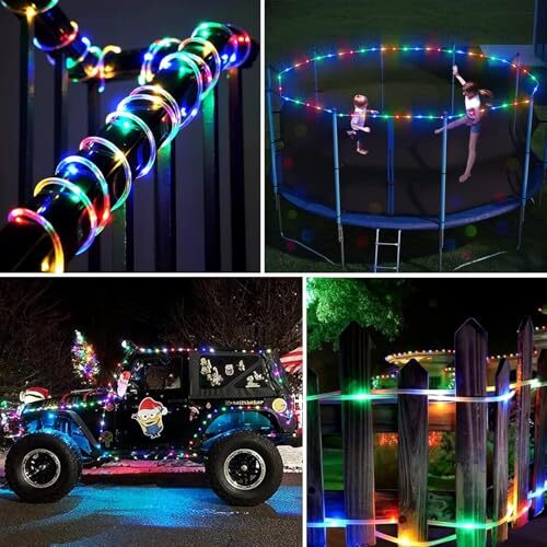 Ollivage LED Rope Lights Outdoor String Light Battery Powered Assorted Colors - Picture 16 of 19