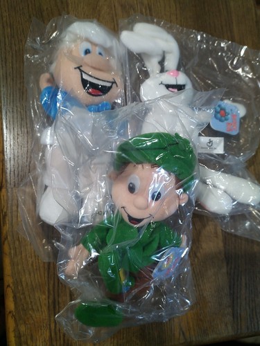 General Mills Set of 7 Big Breakfast Pals Plush Toys 1998 Cereal T18 - Picture 1 of 2