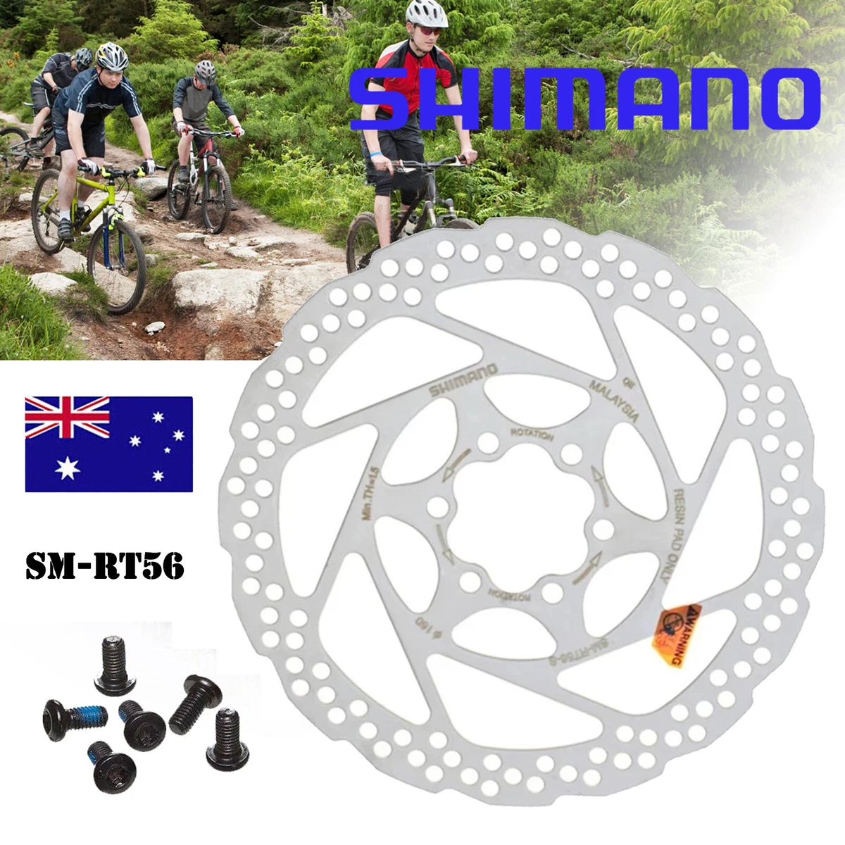 Shimano Deore M6000 SM RT56 160mm 180mm Brake Rotor Disc MTB Road
