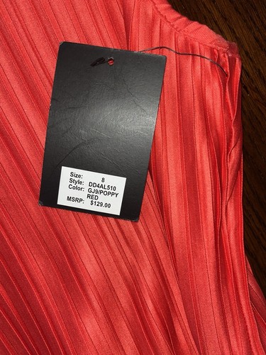 DKNY Damen Kleid rot Größe 8 GJ9/Mohnblume 129 $ - Bild 5 von 5