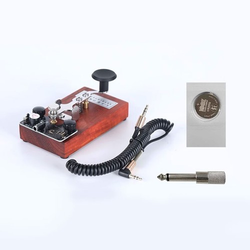 304 Stal nierdzewna K-8 Trening CW Key Sound Light Ręczna transmisja Trening - Zdjęcie 1 z 3