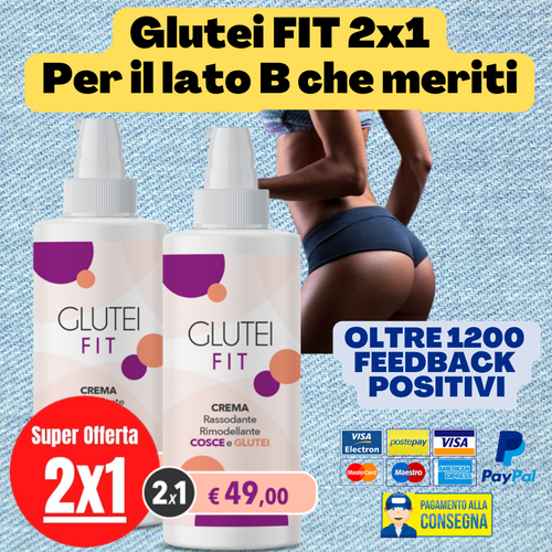 Glutei Fit 2X1 Originale Crema per Glutei fianchi ventre gambe anticellulite - Foto 6 di 12