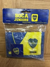 RARE🔥 Boca Juniors Jrs. WALLET + FREE PIN + Referee CARDS!! Argentina Maradona