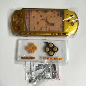 New-Full-Housing-Shell-Replacement-for-Sony-PSP-3000-Console-Faceplate-Case-Gold