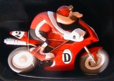 Figürchen Joe BAR Team Norbert Line Ducati 916 aus Harz 1/18 Motorrad Bike