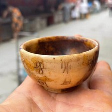 Retro Jade Carving Bowls Antique Collect Jade Bowls Home Ornament