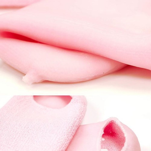 Kit Cura della Pelle Manicure Idratante Gel Silicone Salone Spa Calze Guanti - Foto 8 di 9