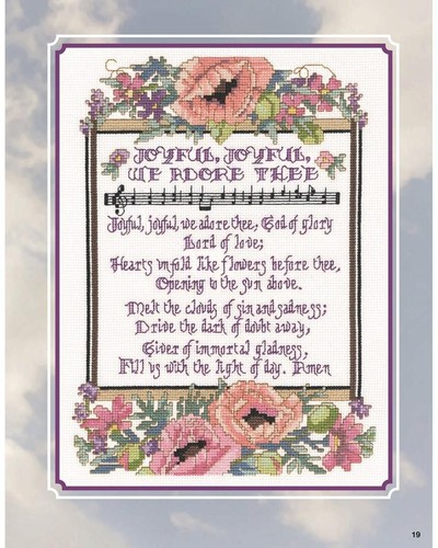 AMERICA'S Best LOVED HYMNS Collection 3 ~ Cross Stitch Pattern Book ~ 12 Designs - Picture 10 of 14