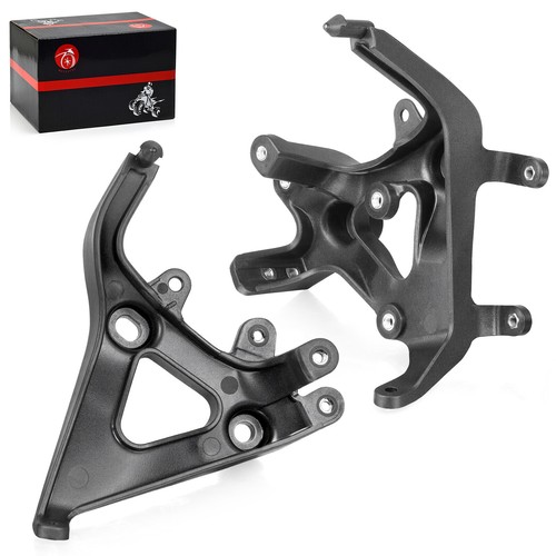Left + Right Headlight Brackets Fender Stay for Yamaha Raptor 700 700R 2013-2025 - Picture 2 of 8