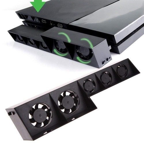 PS4 External Cooler Turbo Speed 4 Host Temperature Control Smart Thermostat Fan - Picture 4 of 12