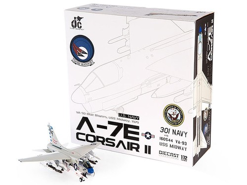VOUGHT A-7E CORSAIR II AIRCRAFT "BLUE BLAZERS" 1/72 BY JC WINGS JCW-72-A7-006 - Picture 6 of 6