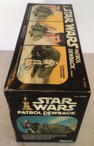 BRAND NEW VINTAGE 1983 STAR WARS PATROL DEWBACK IN TIGHTLY FACTORY SEALED BOX. - Picture 5 of 9