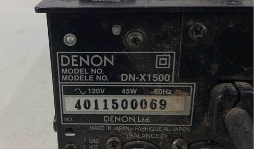 Denon DN-X1500 DJ Mixer, 4 Channel, Black - PreOwned - Picture 5 of 5