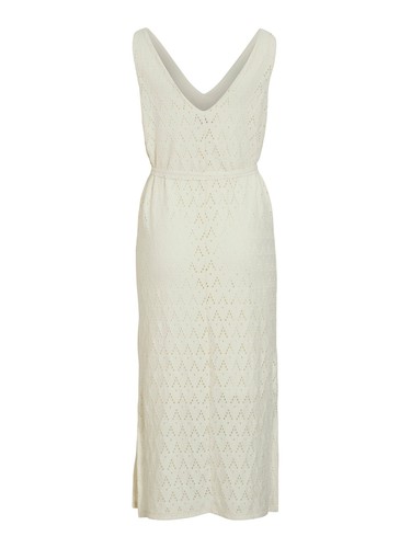 Vestido de mujer elegante con escote en V y estampado geometrico - Imagen 19 de 22