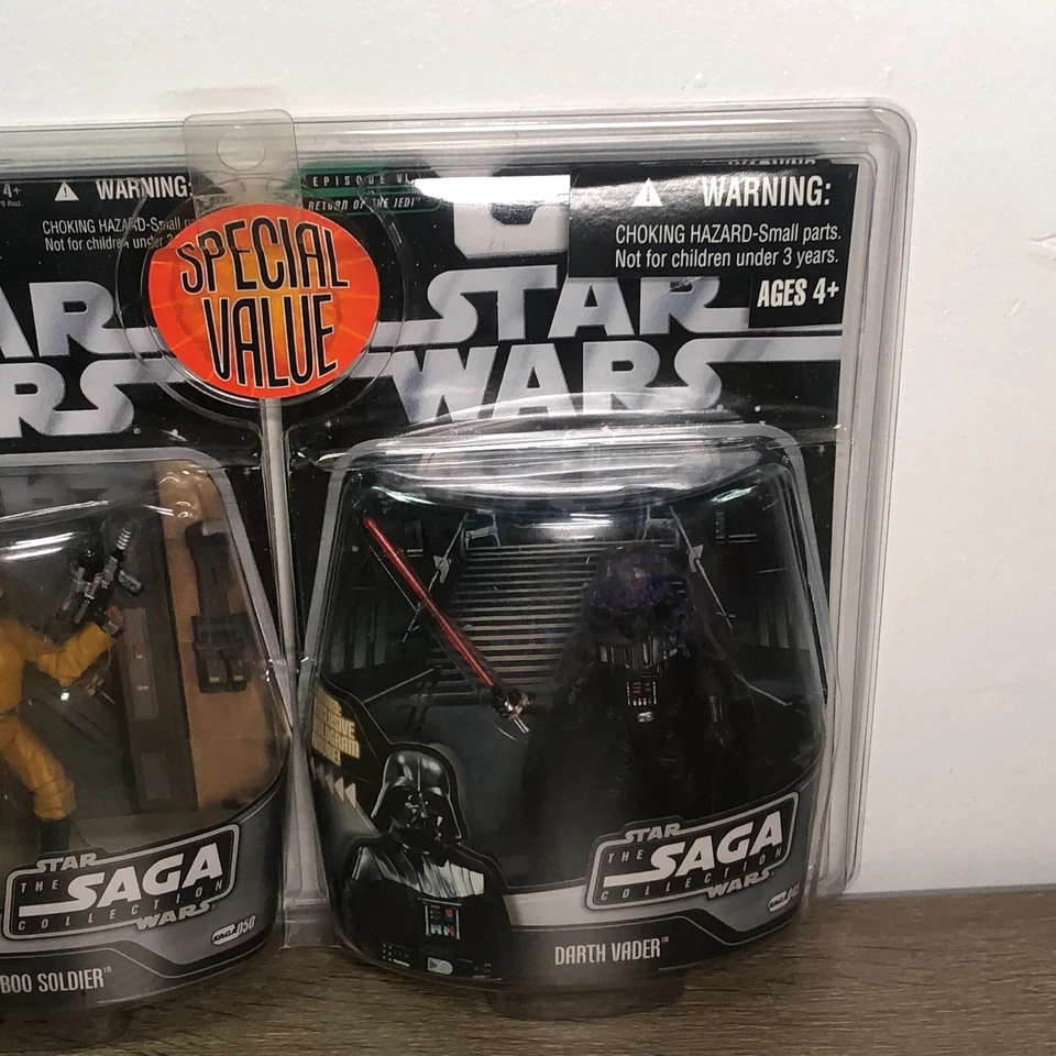 Star Wars The Saga Collection Naboo Soldier Darth Vader Value Pack Sellado Raro Foto 4 de 4