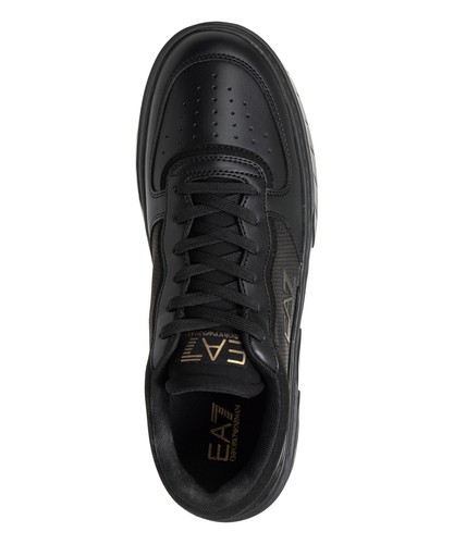 Emporio Armani EA7 sneakers uomo X8X173XK374M701 nero Triple Black - Gold logo - Picture 2 of 5