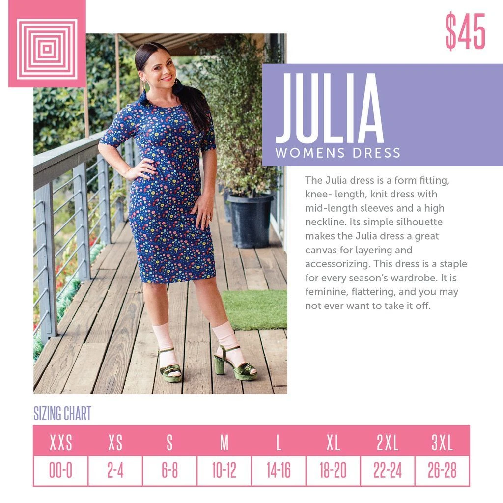 BNWT LuLaRoe Julia Dress (XL)