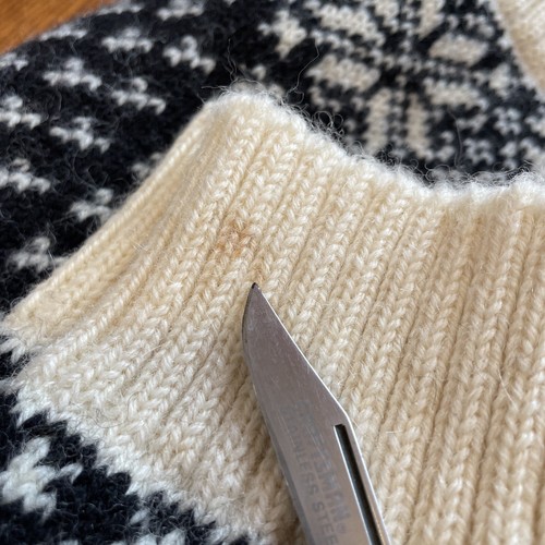 Vintage Wollpullover Norwegen Telemark Style Skjeveland selten reine Schurwolle💯 - Bild 10 von 10