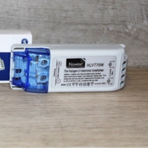 Elektronischer Transformator HLVT70W 20-70W 12V AC Halogen LED Trafo dimmbar TCI - Picture 1 of 2