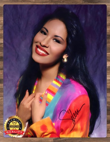 Selena - Selena Quintanilla - Autographed Signed Reprint - Metal Sign 11 x 14 - Picture 4 of 6