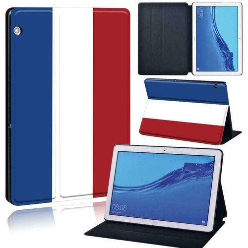 Flag PU Leather Tablet Stand Cover Case For Huawei MediaPad T3/T5/M5/M5 lite - Picture 26 of 34