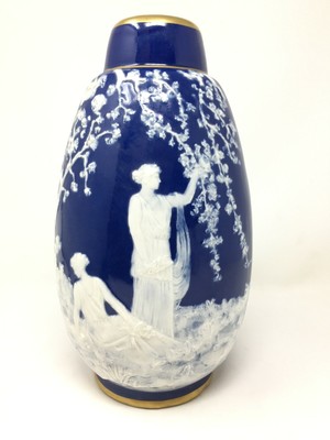 Shinny Silver Loui Michel Cie 11.5 Ceramic Vase White Shinny Silver Loui Michel Cie 11.5 Ceramic Vase White