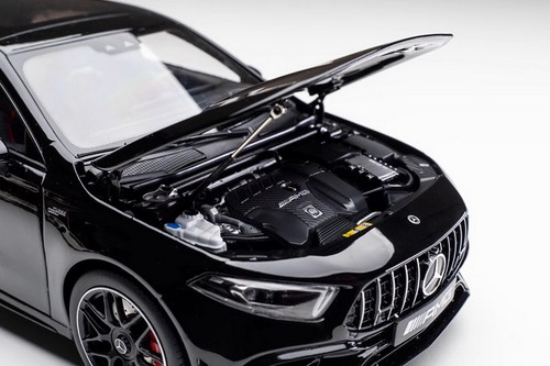 NZG 1/18 Scale Mercedes-Benz AMG A45 S 2023 Black Diecast Car Model Gift - Picture 6 of 6