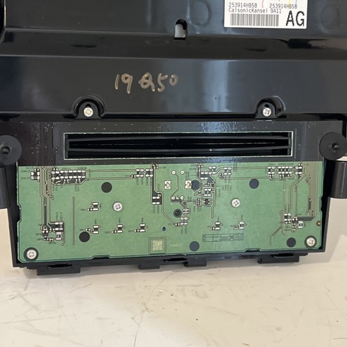 2019 INFINITI Q50 NAVIGATION RADIO CONTROL PANEL CLIMATE BEZEL 253914HB5B OEM - Picture 7 of 8