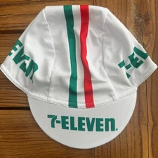 SEVEN 11 TEAM Cycling Cap - 100% Wicking Polyester NEW Free Shipping !!