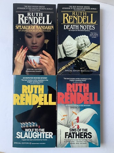 Ruth Rendell: Four Inspector Wexford Mysteries Box Set Complete - Picture 4 of 4
