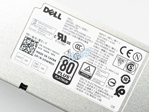 For Dell 3050 5050 7050 240W Power Supply H240AS-02 D240EPS-00 05WNDJ 5WNDJ - 第 4/5 張圖片