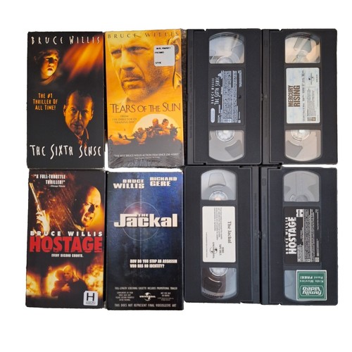 THE JACKAL SCREENER + New SEALED VHS + 3 MORE rare oop htf  Bruce Willis vhs  - Bild 2 von 8