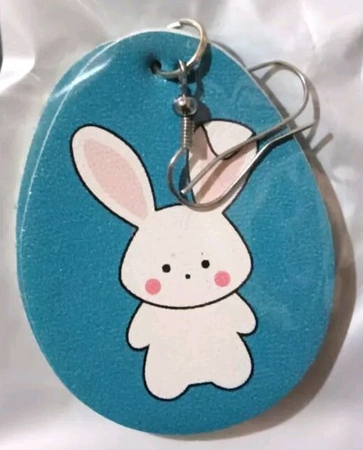 Lot Of 5 Easter Patterned Faux Leather Earrings **NEW** - Picture 2 of 6