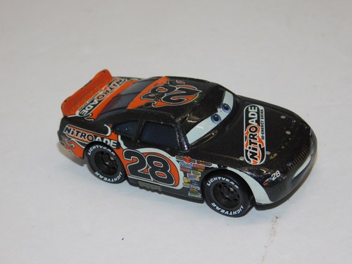 Green Ramone Aiken Axler Disney Cars Black Nitroade Toy - Picture 4 of 6