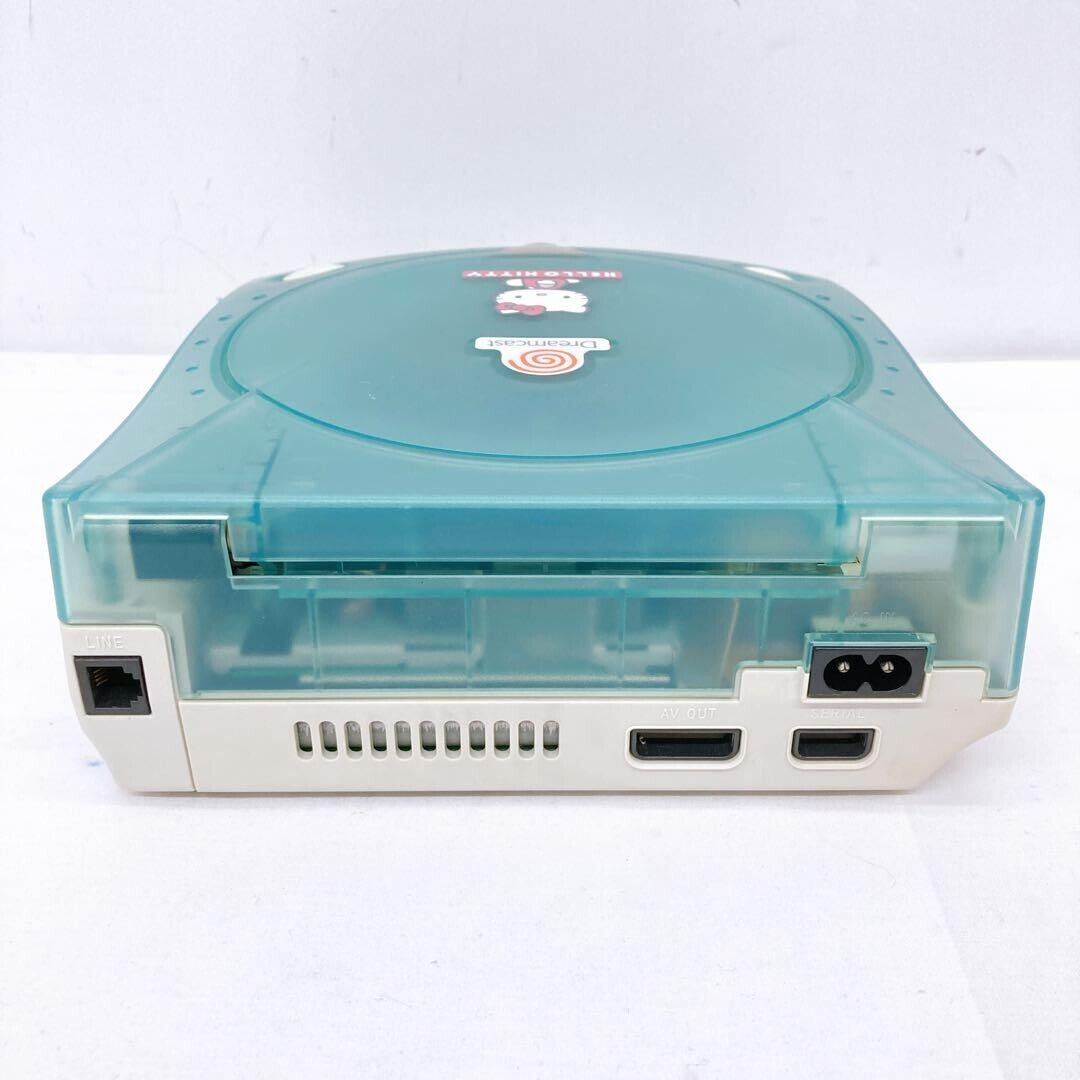SEGA Dreamcast HELLO KITTY Blue Console retro game Sanrio