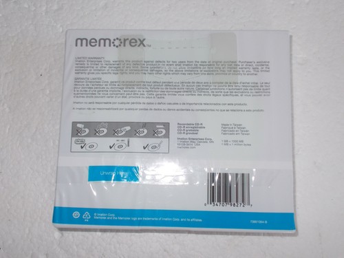 Memorex Holiday CD-R 5PK 52X 700MB 80min NEU FABRIKVERSIEGELT - Bild 2 von 2