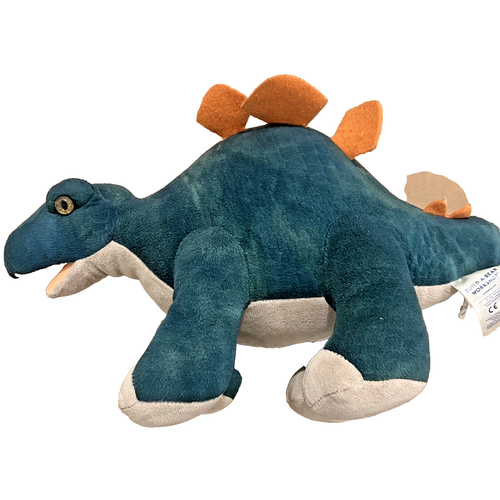 Build A Bear 16” Green Dinosaur Plush Stuffed Animal | Stegosaurus - Picture 5 of 11