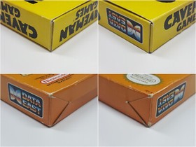 Caveman Games Nintendo NES Box and Manual Only 