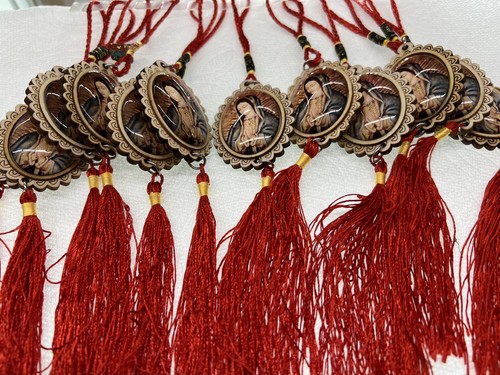 12 piezas Colgante de borla Virgen de Guadalupe Coche Favors Recuerdos - Imagen 2 de 2