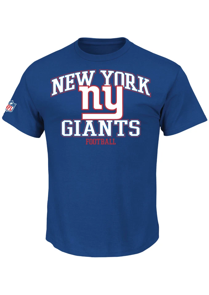 NFL Football New York NY Giants T-Shirt Tee Greatness blau