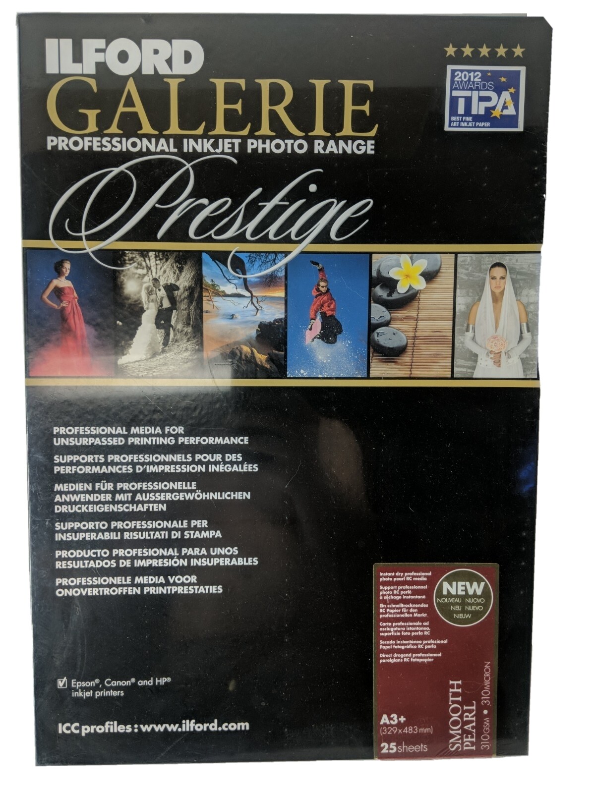 Ilford Galerie Prestige Smooth Gloss A3 Inkjet Photo Paper 310gsm 25 Sheets For Sale Online Ebay