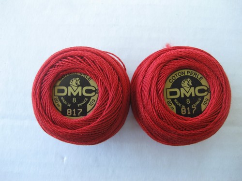 DMC Cotton Perle Thread Size 8 Needlepoint 10g France Lot of 2 - Picture 75 of 113