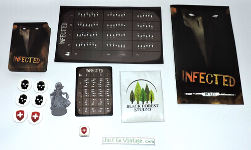 Juego de cartas INFECTADO por Bryan Sloan Selva Negra 2017 100 % completo con reglas BUENO - Imagen 2 de 7